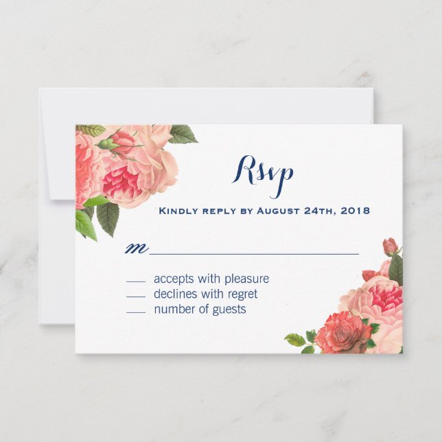 Cartes RSVP de la Marine (Devant)