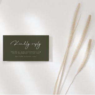 Cartes RSVP de Mariage Élégantes
