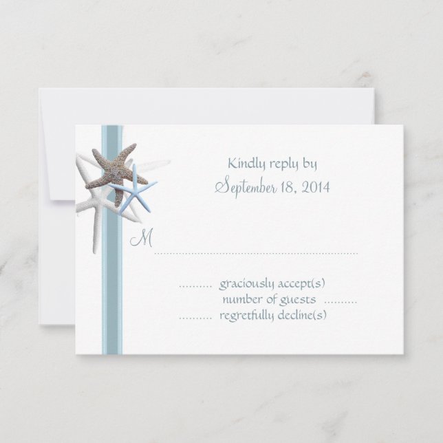 Cartes RSVP de taille A1 (Devant)