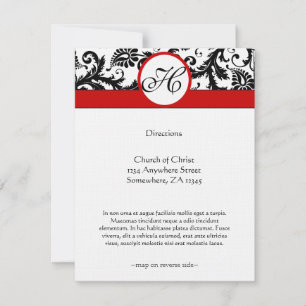 Cartes RSVP-Exigez les Inivitations de 5 x 7