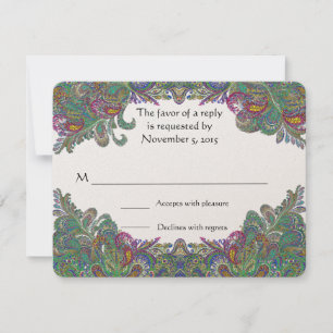 Cartes RSVP-Exigez les Inivitations de 5 x 7