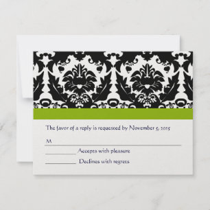 Cartes RSVP-Exigez les Inivitations de 5 x 7