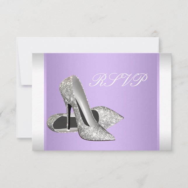 Cartes RSVP Lavender High Heights Party (Devant)