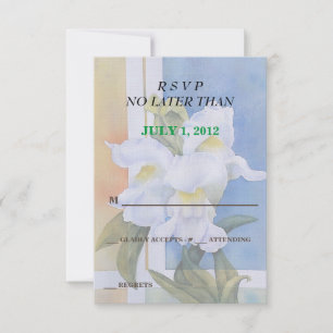 CARTES RSVP PERSONNALISABLES EN SNAPDRAGONS BLANCS