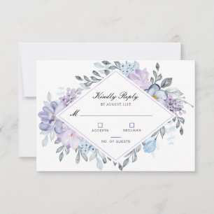 Cartes RSVP pour mariage dans le jardin botanique 