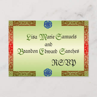 Cartes RSVP Renaissance Wedding