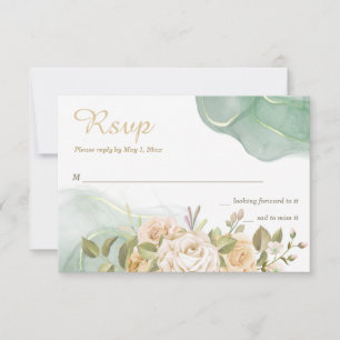 Cartes RSVP Romance Wedding