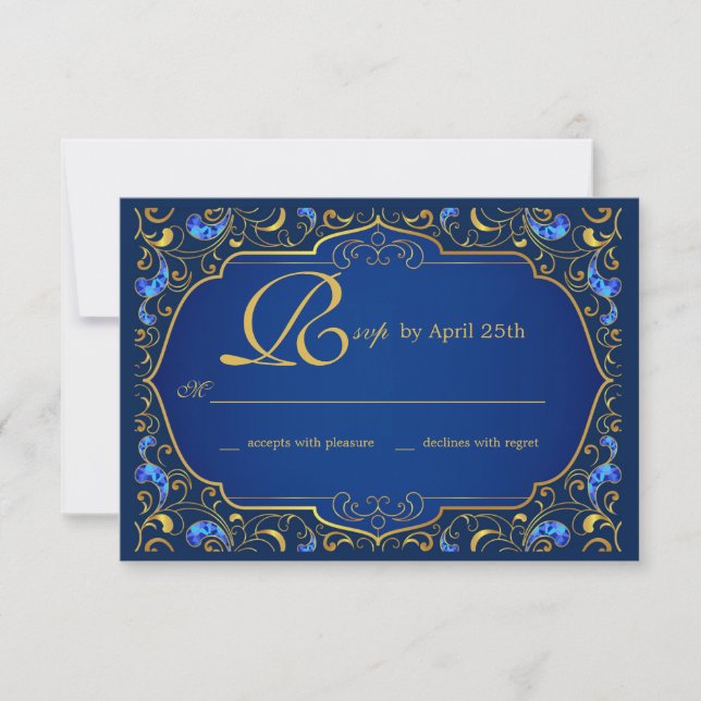 Cartes RSVP Royal Afferment (Devant)