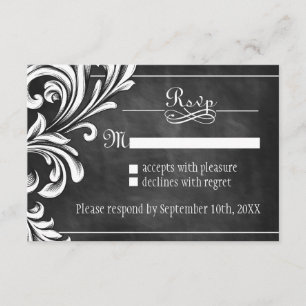 Cartes RSVP vintage