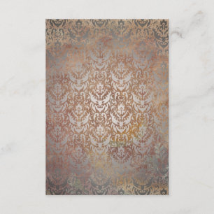 Cartes RSVP vintages Toscane Damask Élégantes
