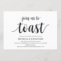 Cartes rustiques d'invitation de dîner de