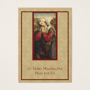 Cartes sacrées catholiques St. Mary Magdalene