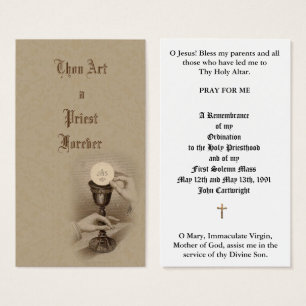 CARTES SAINTES D'ANNIVERSAIRE DE CLASSIFICATION DE