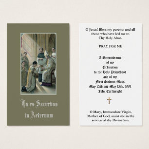CARTES SAINTES D'ANNIVERSAIRE DE CLASSIFICATION DE
