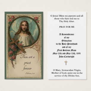 CARTES SAINTES D'ANNIVERSAIRE DE CLASSIFICATION DE