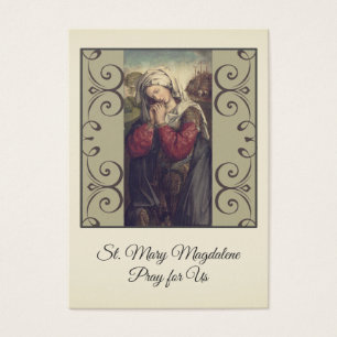 Cartes saintes de prière catholique de St Mary