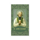 Cartes Saintes de St. Jean Vianney, Prêtre