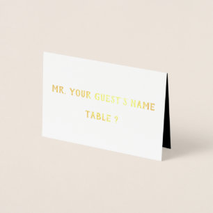 Cartes simples en métal