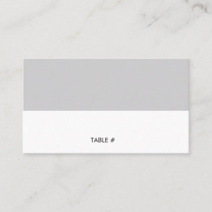 Cartes simples grises - plats