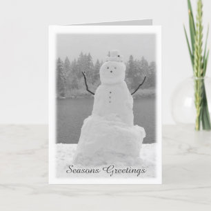 Cartes Snowman personnalisées Cartes Snowman