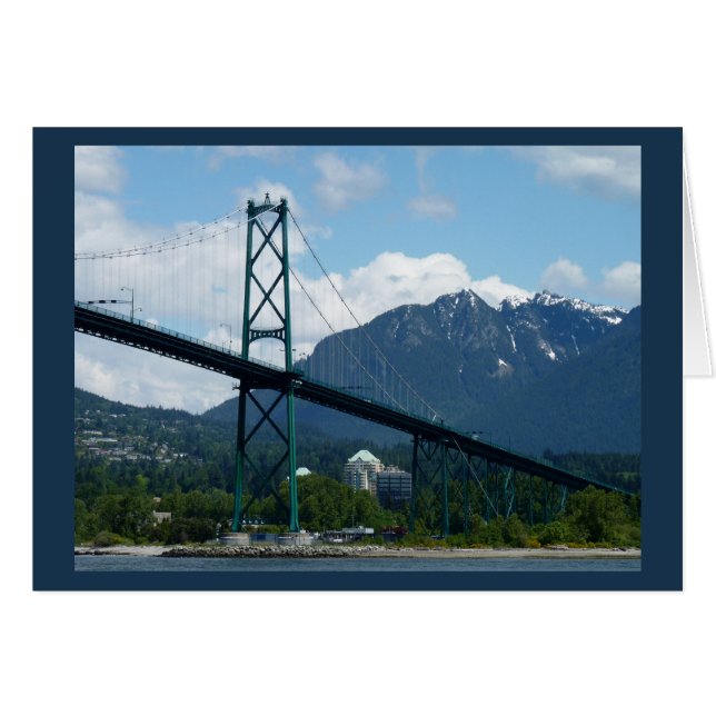 Cartes souvenirs de Vancouver BC Cartes de visite  (Devant horizontal)