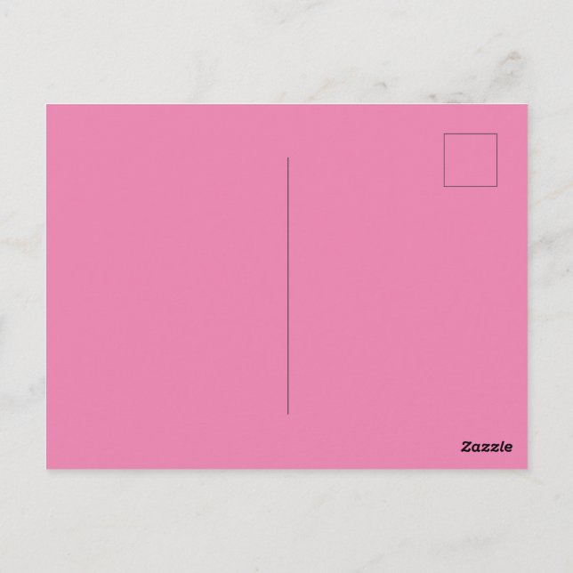Cartes standard rose personnalisées avec marque  (Dos)
