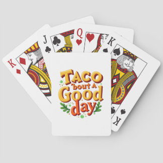 Cartes Taco pour une bonne journée - Jeu de mots culinair