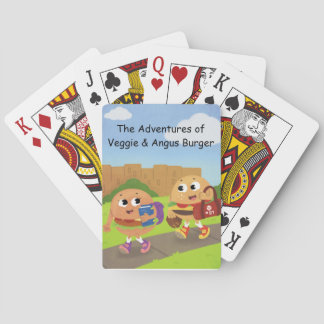 Cartes végétariennes et d'Angus de jeu