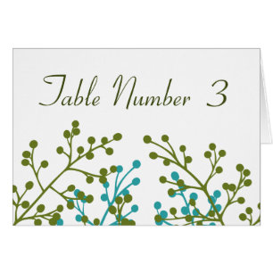 Cartes vertes et bleues de Tableau de réception de