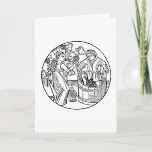 Cartes VIERGES de Stompers de raisin