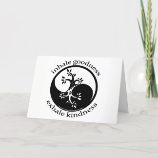 Cartes vierges Inhale Goodness