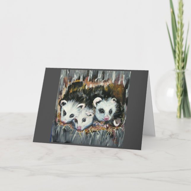 Cartes vierges sur le thème de la faune (Devant)