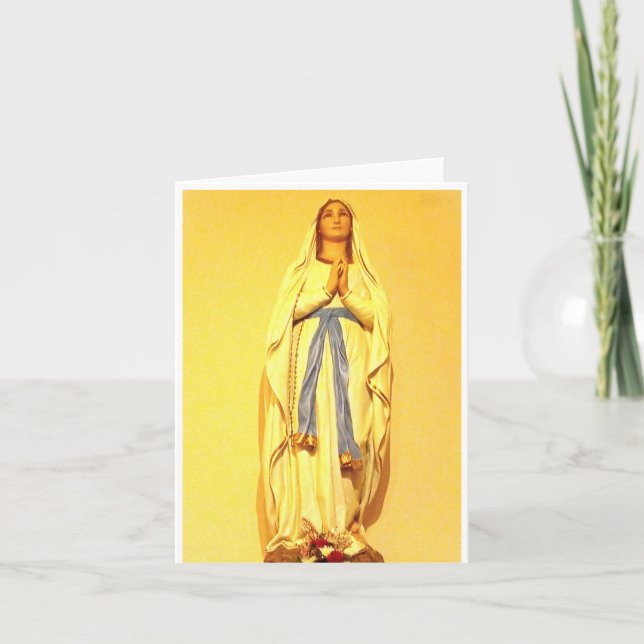 Cartes vierges vintages Vierge Marie (Devant)