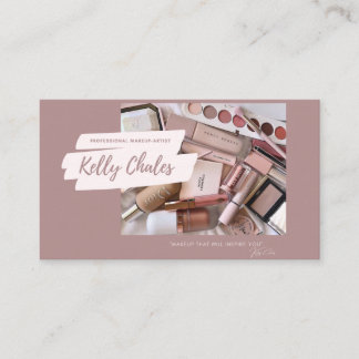 Cartes Visite Makeup Artist TAS Business Card