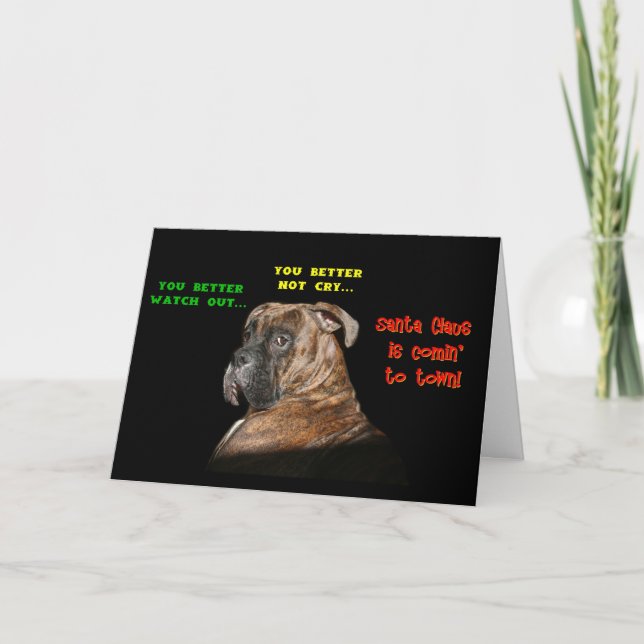 Cartes : Vous feriez mieux de faire attention (Devant)