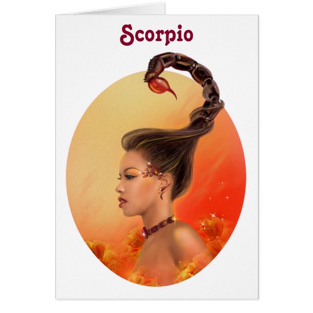 Cartes Zodiac - Imaginaire Scorpio (Devant)