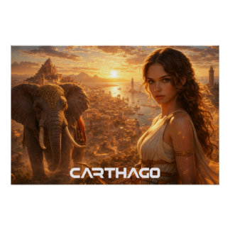 CARTHAGO - TUNIS POSTER