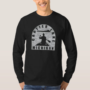 Cartier Lake Canoeing Michigan T-Shirt