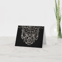 Cartierr Jewellery Necklace ~ Greeting / Note Card