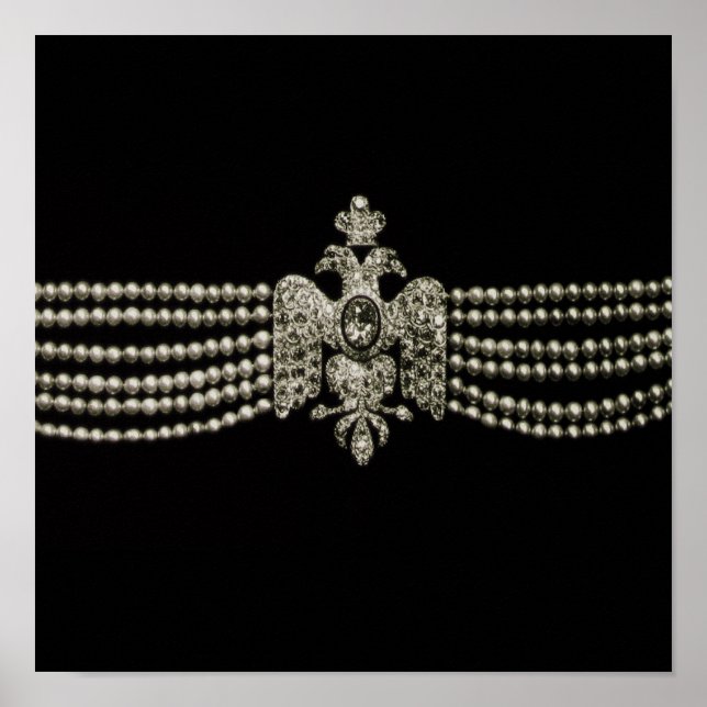 Cartierr Pink Necklace ~ Print / Poster (Front)