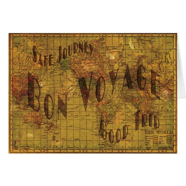 Cartographie de mes voyages (Devant horizontal)