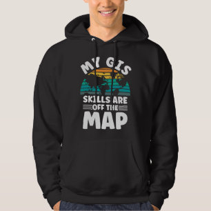 Cartography Topography Mapping Geographer Hoodie