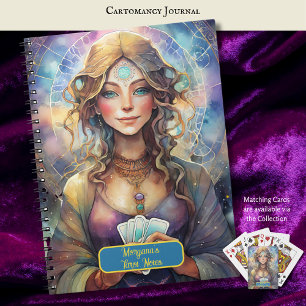 Cartomancy and Tarot Card Readings Interpretations Notebook
