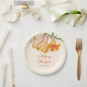 Carton Assiettes de fête de mariage en art floral Lily Be