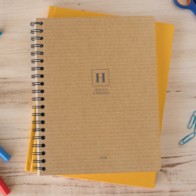Carton Classic Monogramme Personnel Hebdomadaire (Créateur téléchargé)