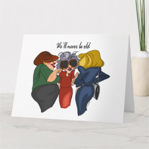 Carton d'Anniversaire Trois Gossipers Carte person