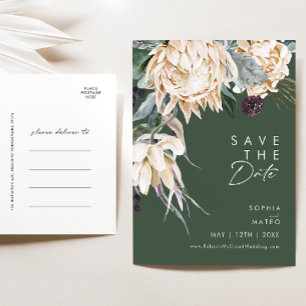 Carton de faire-part de mariage Fleur blanche Ve
