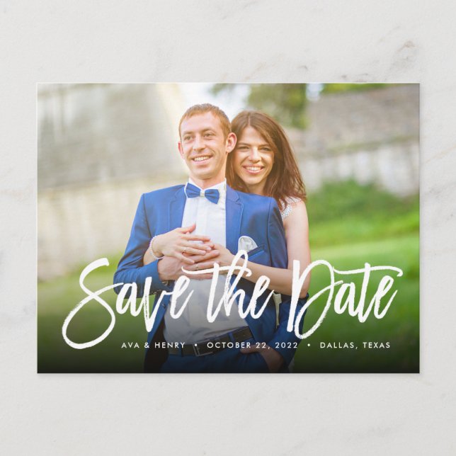 Carton de faire-part *Type captivant* (Devant)