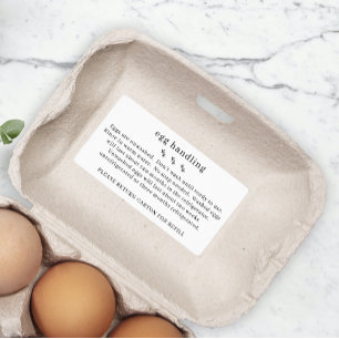 Carton de manipulation des oeufs frais de la ferme