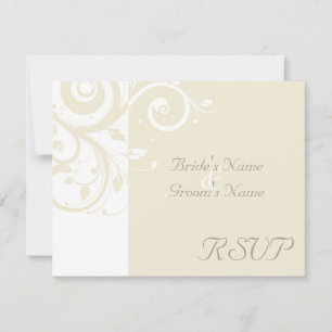 Carton de réponse RSVP mariage assorti au Pearl Cr